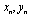 x[n], y[n]